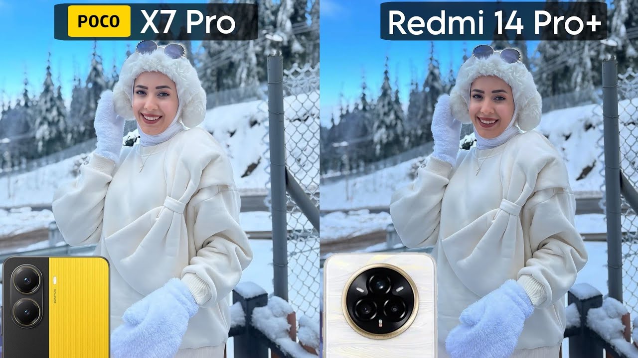 Xiaomi Poco x7 Pro vs Xiaomi Redmi note 14 Pro plus camera test comparison