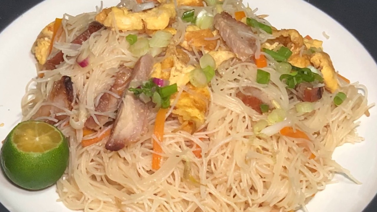 Fried beehoon Singapore style 新洲米粉