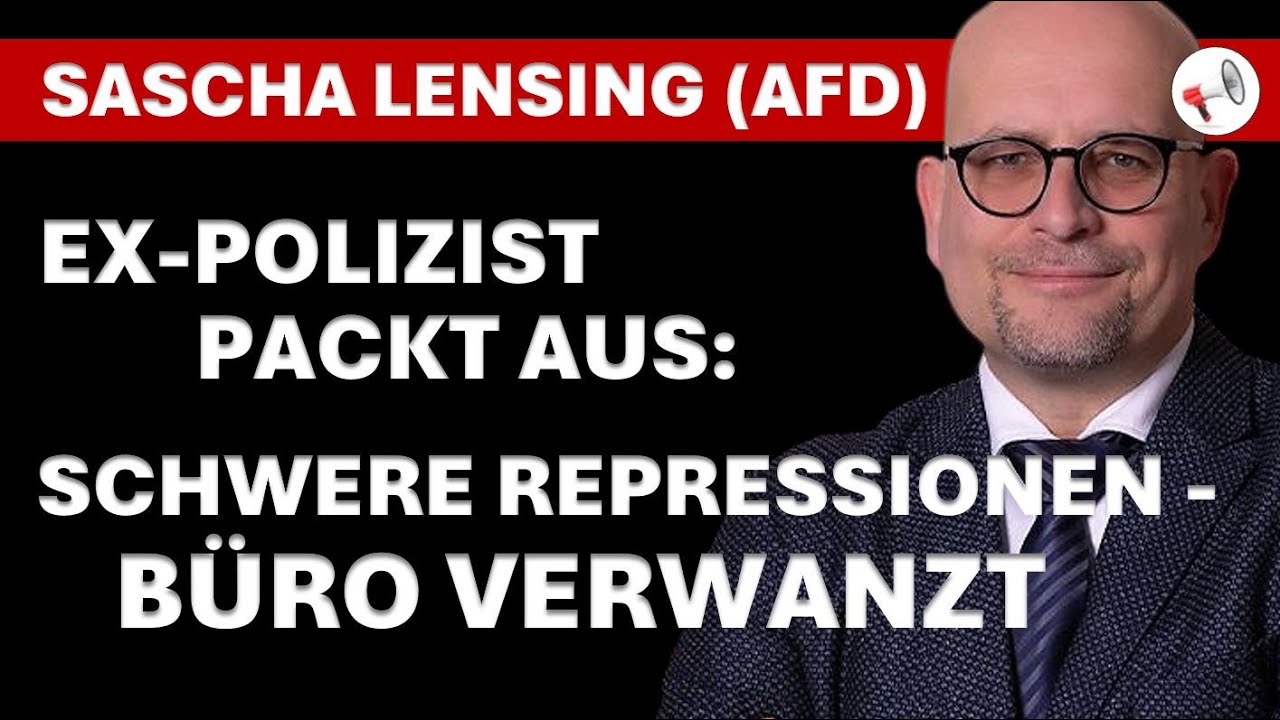 Vom Polizisten zum Staatsfeind! &ndash; Die Geschichte des AfD-Abgeordneten Sascha Lensing