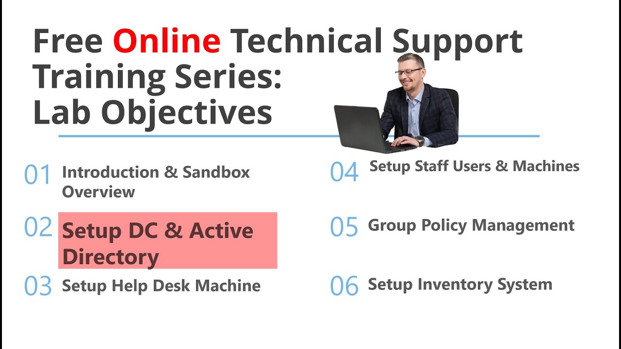 Free Online Technical Support Training Series | Lecture and Active Directory Demo