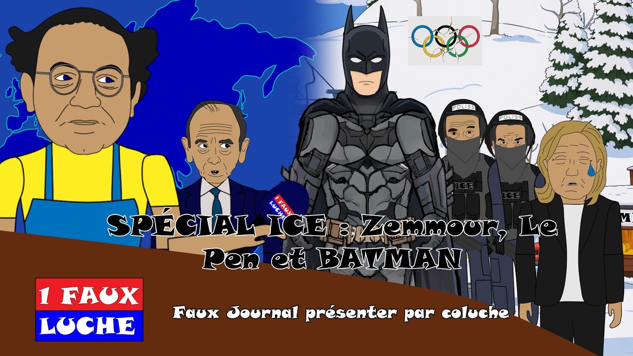 BATMAN VS L’ICE ZEMMOUR & LE PEN 💥  ! l'Infoluche