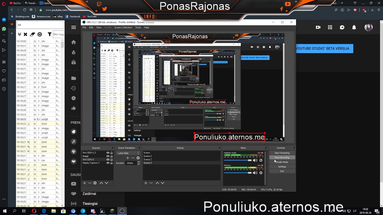 Pradėjimas Youtubinti