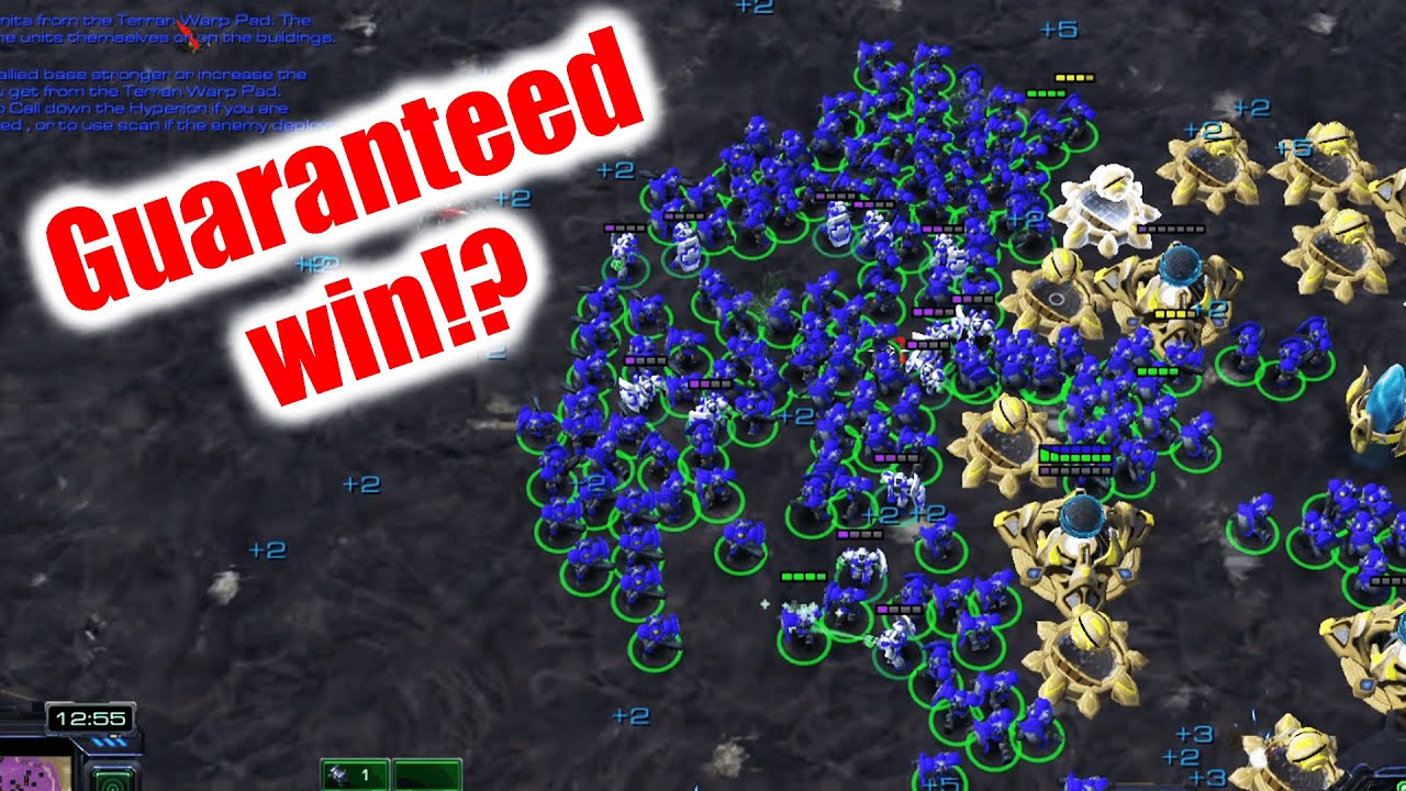 Why marines are 100% BROKEN in zerg wars ! Starcraft 2 Arcade