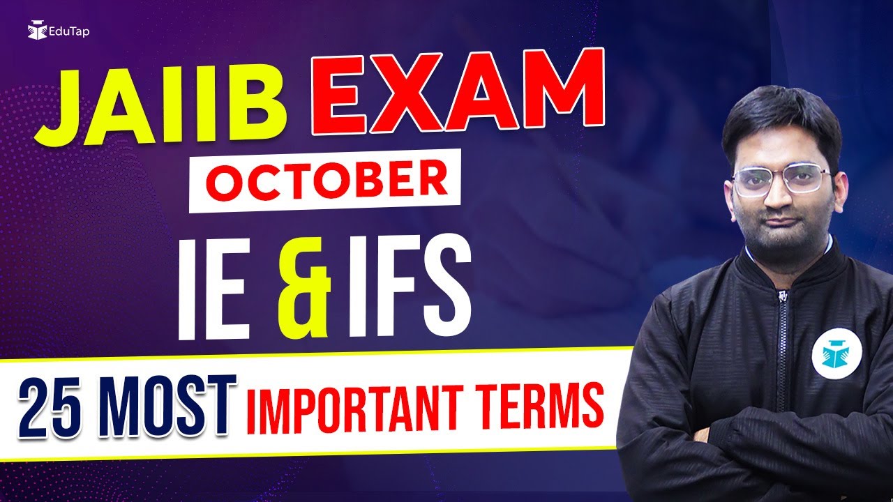 IE & IFS Preparation JAIIB 2023 | Indian Economy & Indian Financial System Syllabus Topics JAIIB