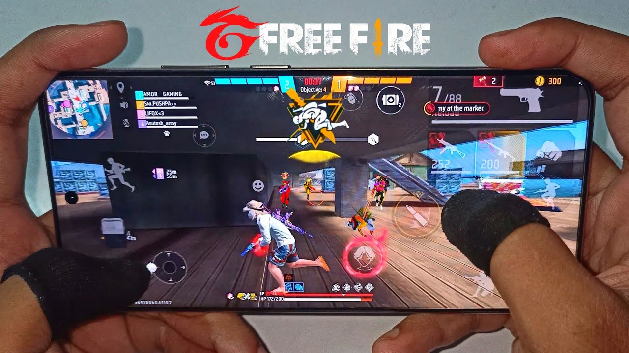 Realme P3 Ultra : HANDCAM⚡ Free Fire Gameplay