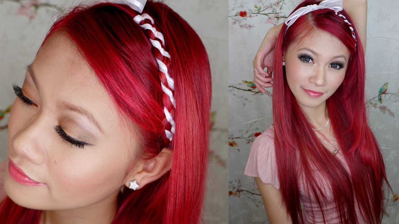Flat Four Strand Ribbon Braid Head Bow