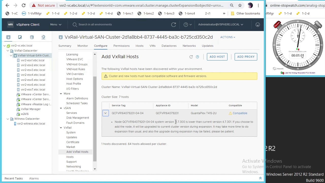 VxRail - Stretch Cluster - expansion