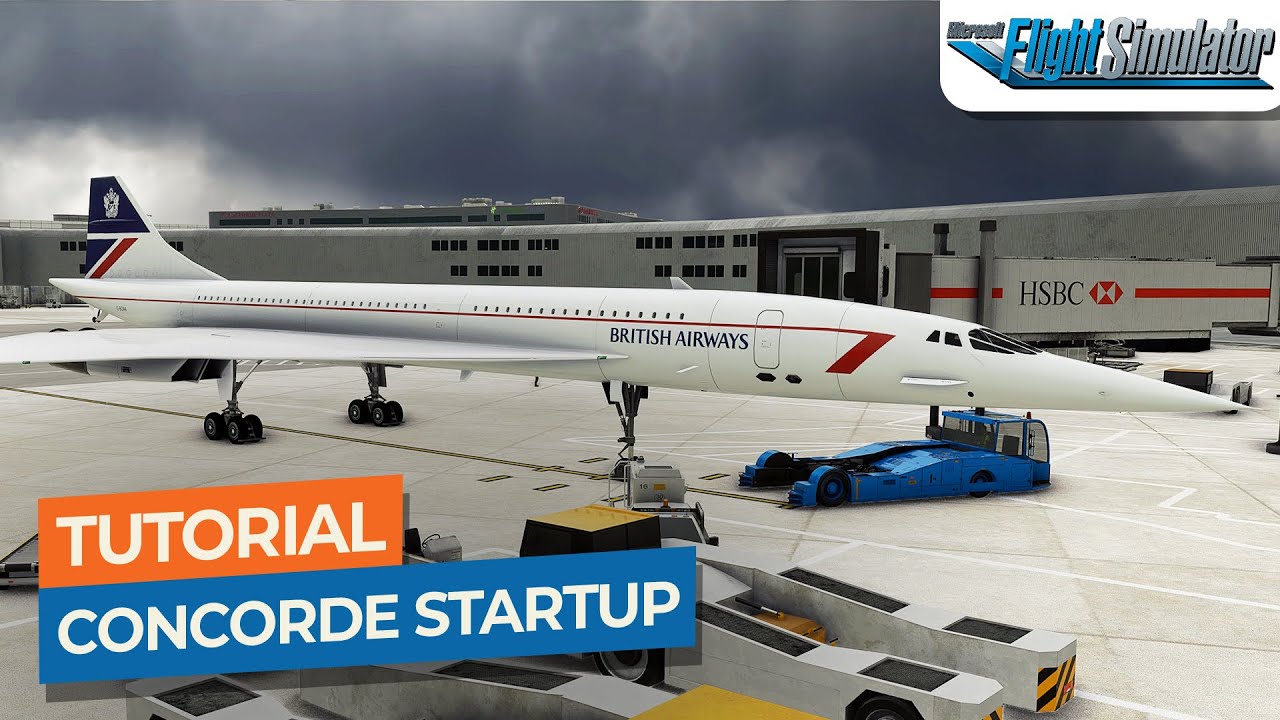 [MSFS] Учебное пособие по запуску DC Designs Concorde｜Drawyah