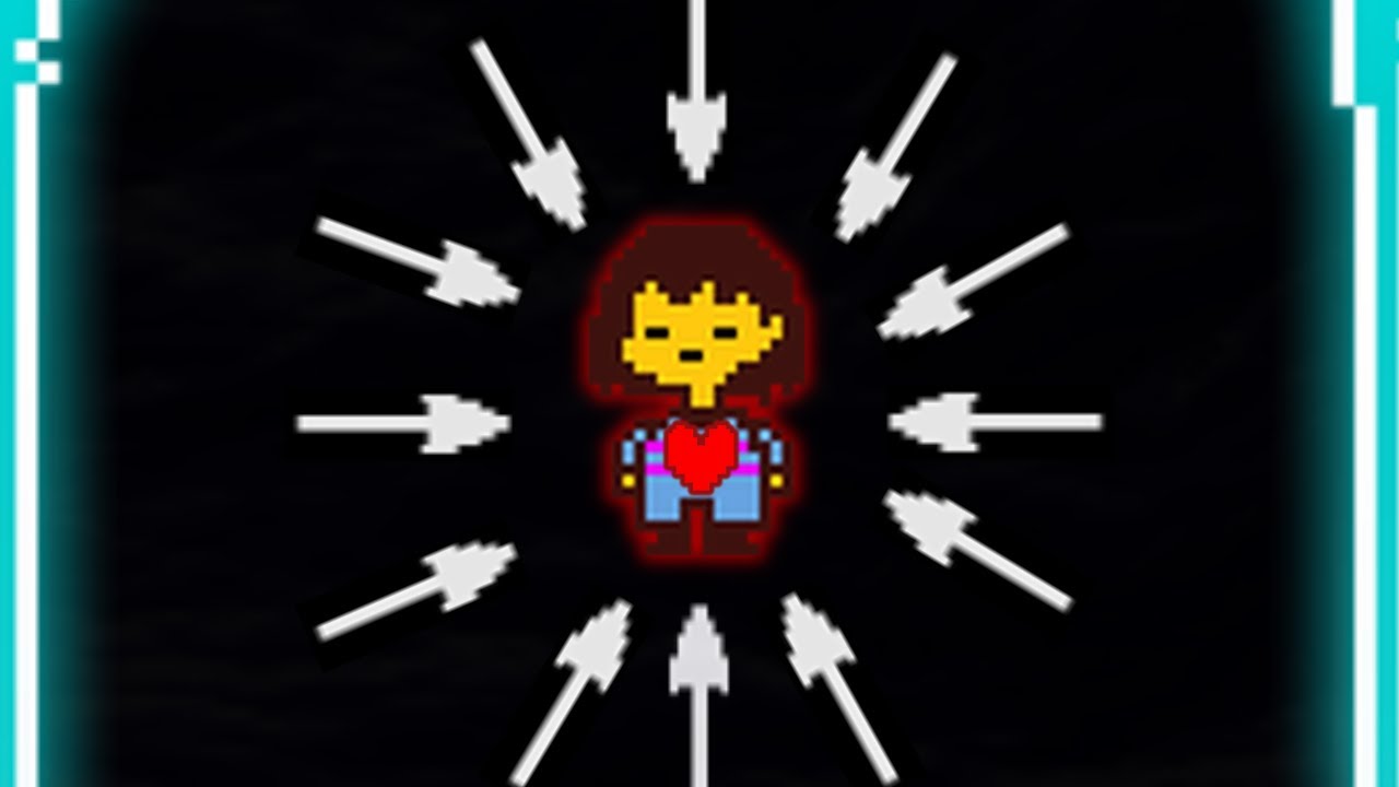 Undertale, но копья повсюду | Мод Undertale