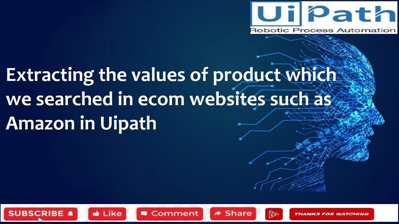 Extracting the values of product which we searched in ecom websites such as Amazon in Uipath