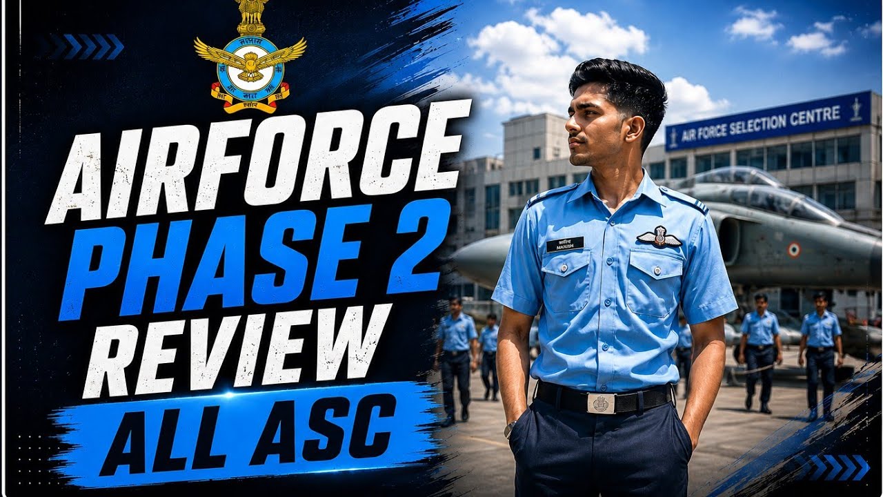Air Force Phase 2 Review of All ASC | Real Experience 😱 GD, Interview, Psychology, Documents | 2026