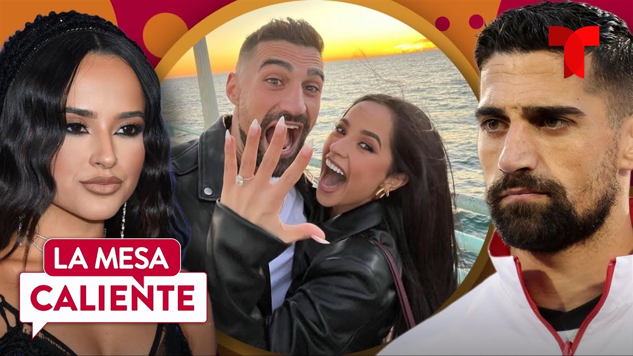 Novio de Becky G habla sin tapujos de su infidelidad | La Mesa Caliente