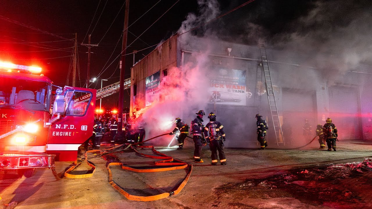 Brutal -16°F Cold: Newark 2-Alarm Fire with Frozen Hydrants