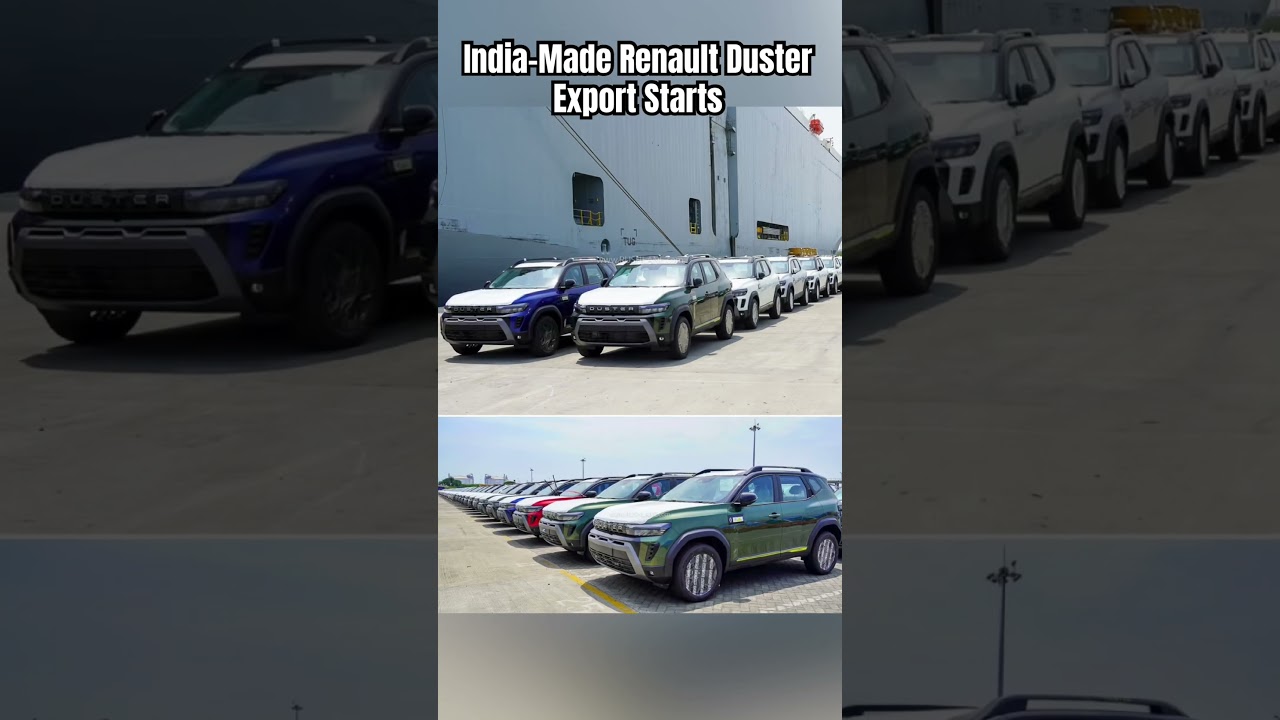 India Made Renault Duster Export Starts