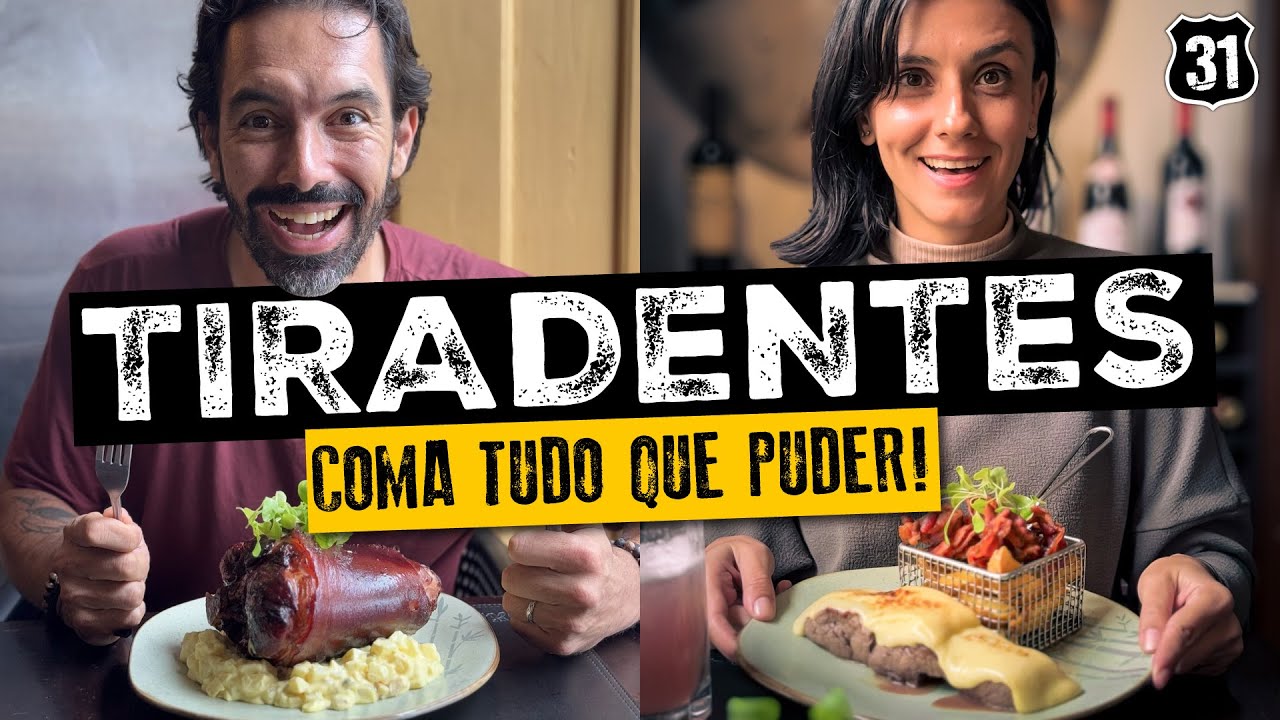 O que comer em TIRADENTES? TUDO!!! [viagem de moto]