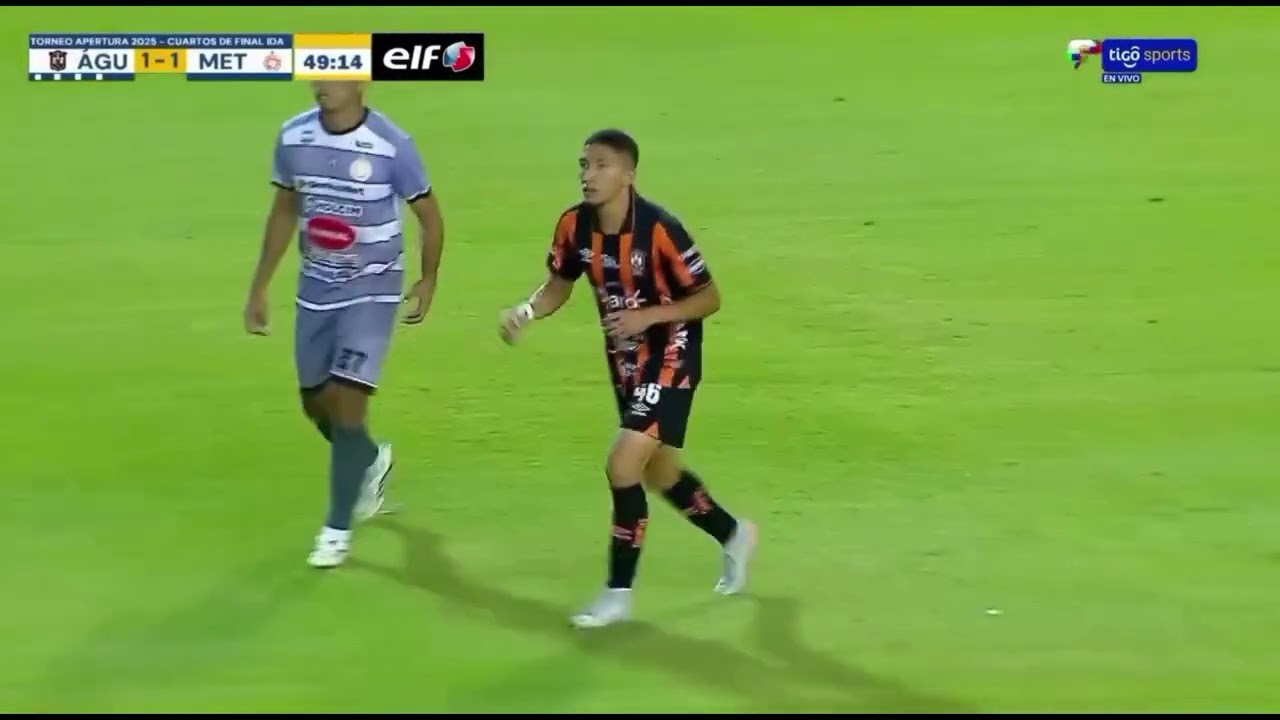 Resumen de goles, C.D. Aguila 2 - Isidro Metap&aacute;n 1