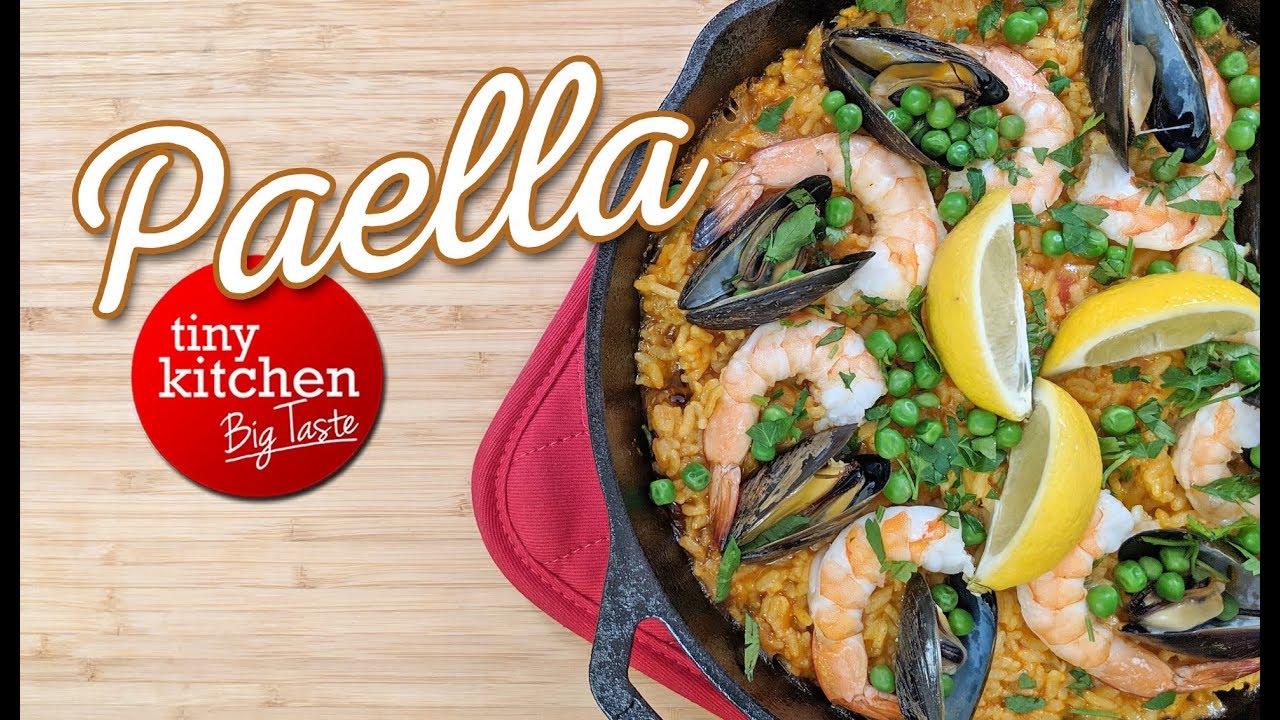How to Make Paella in an Instant Pot // Tiny Kitchen Big Taste