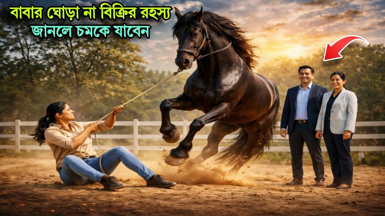 বাবার ঘোড়া না বিক্রির পেছনে ছিল এমন রহস্য, যা কেউ ভাবেনি। Bangla moral story 
