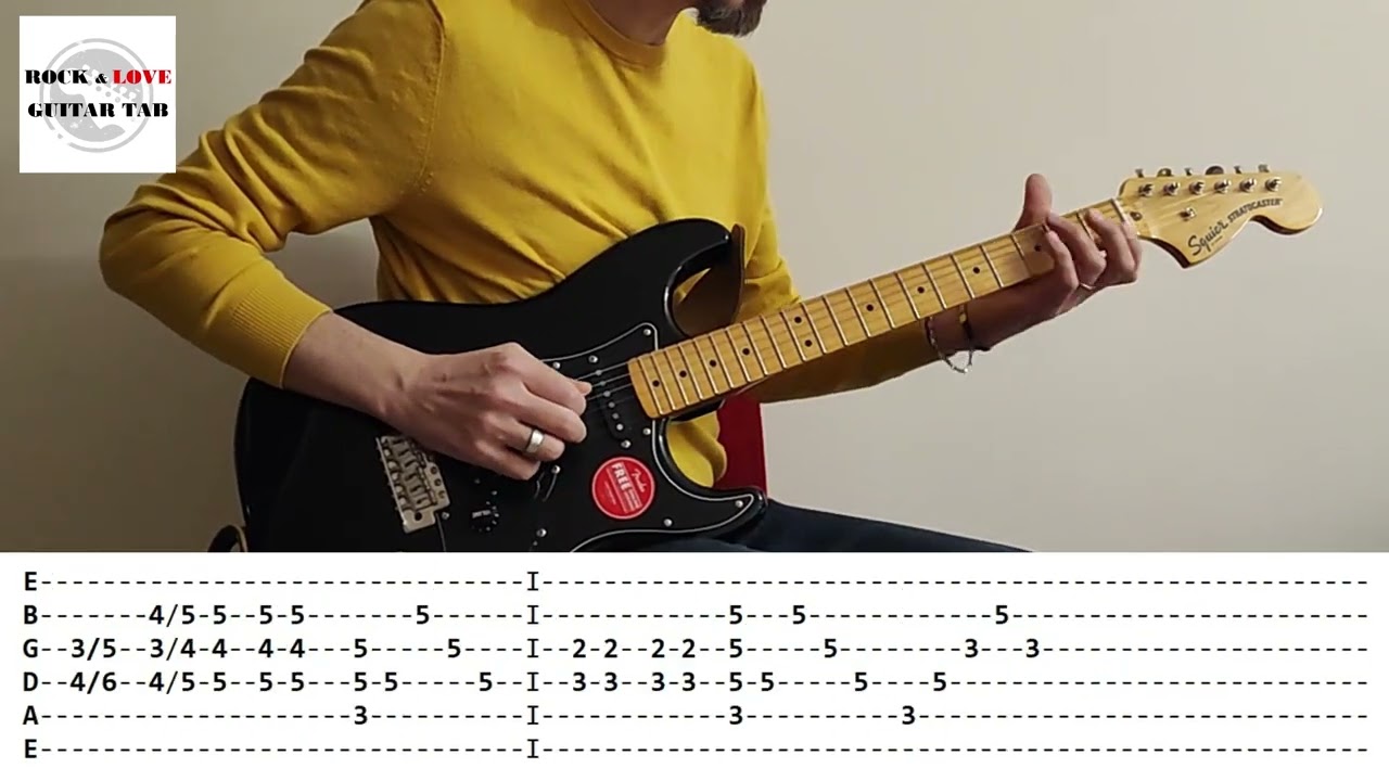 SLEEPWALK - Santo & Johnny | ROCK & LOVE | GUITAR TAB | COVER | LESSON