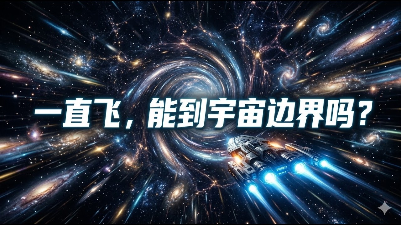 光速一直往前飞，能到达宇宙边界吗？最终结局颠覆你对宇宙的所有认知！
