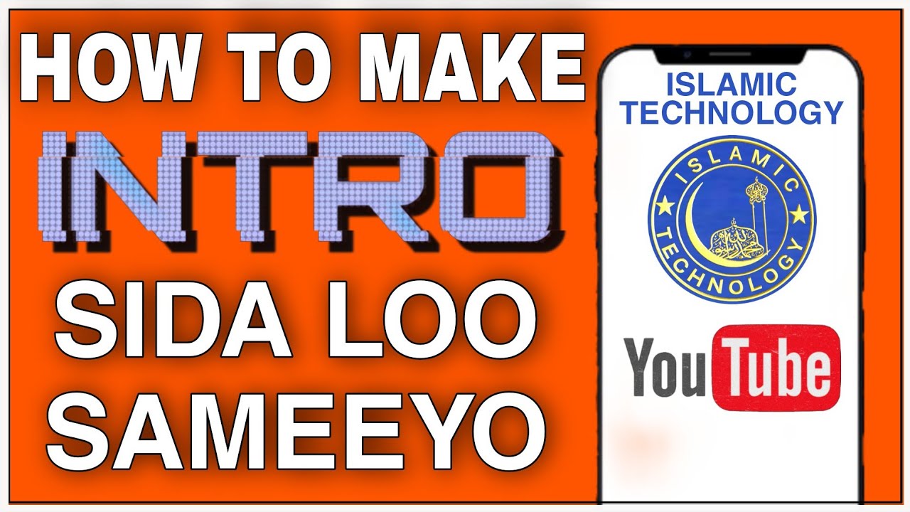 sida loo sameeyo intro || How to make vedio intro || how to use renderforest app.