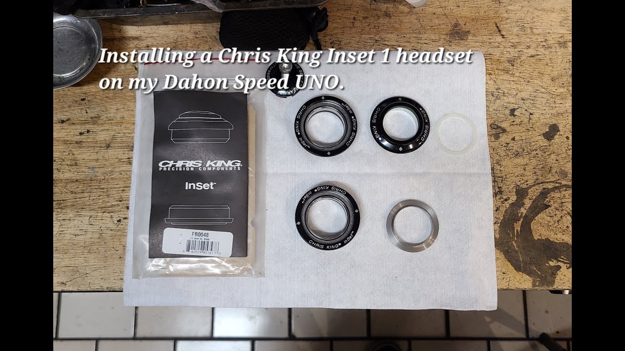 I install a Chris King Inset 1 44mm headset on my Dahon Speed UNO folding bike.