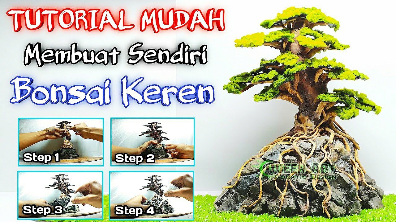 How to make a Aquascape Bonsai - Aquascaping aquarium