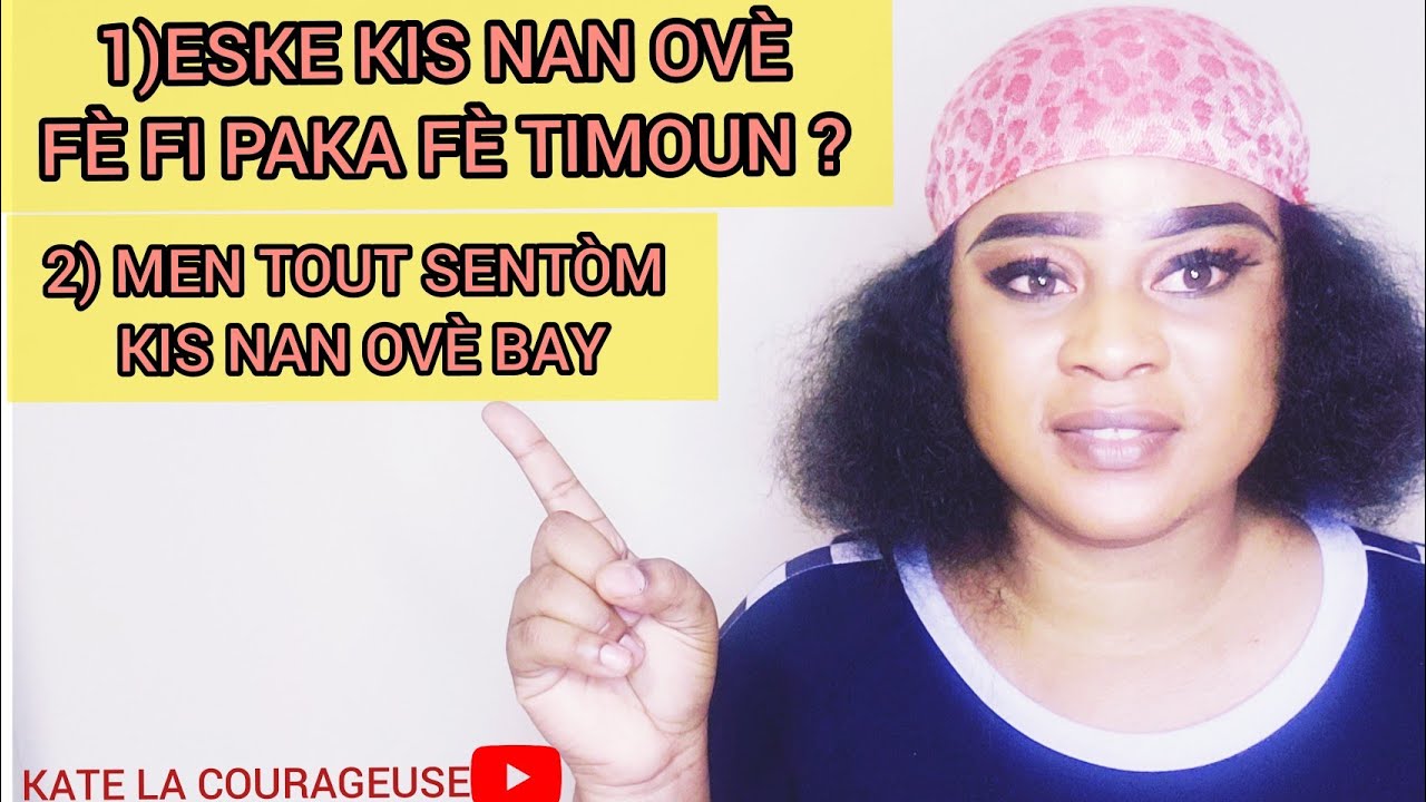 Eske kis nan ovè fè fi paka fè timoun ? men tout sentòm kis nan ovè bay.