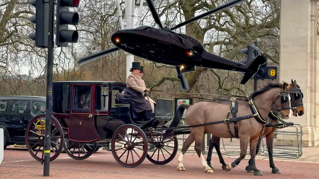 ROYALS LAND IN CENTRAL LONDON – WHO IS IT?