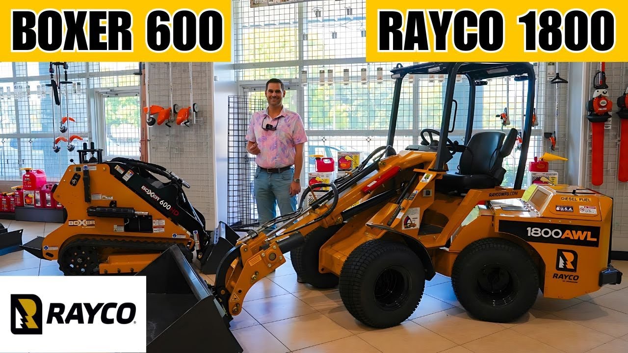 Boxer Mini Skid Steer & Rayco Wheel Loader AWL - Product Overview
