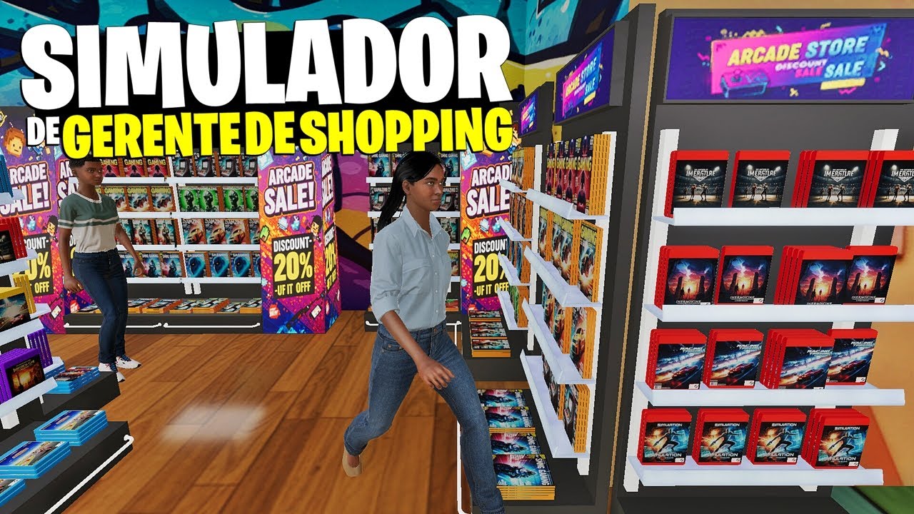 ESSA LOJA &Eacute; UMA MINA de OURO NO SHOPPING!! | ABRI UM FLIPERAMA e FIZ MELHORIAS NA LOJA DE GAMES!
