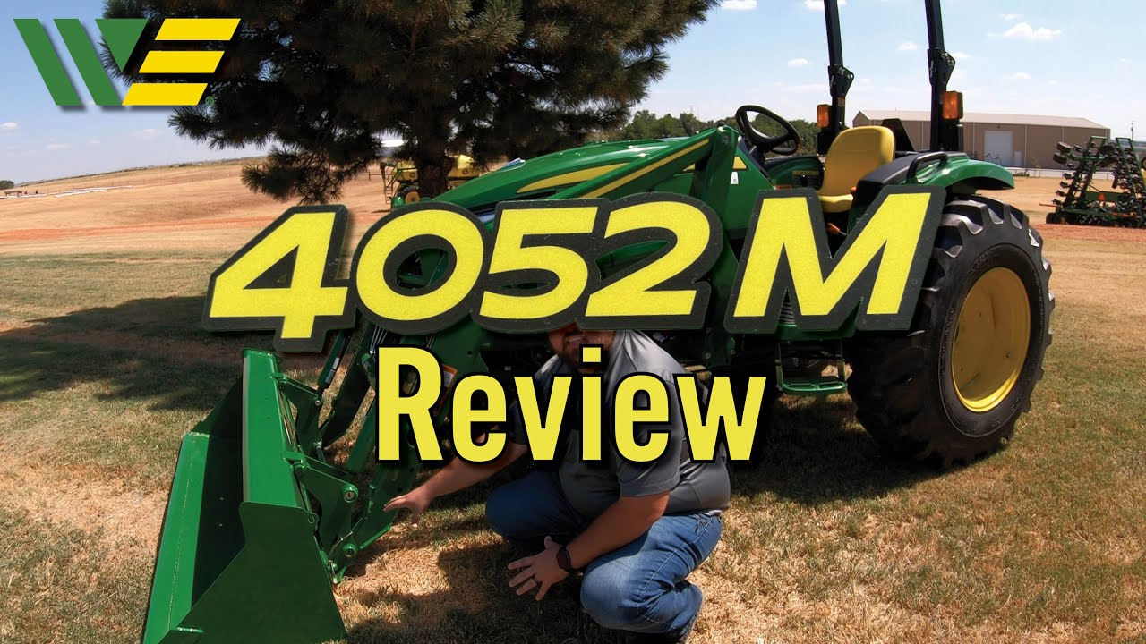 Обзор и осмотр трактора общего назначения John Deere 4052M 2022 года