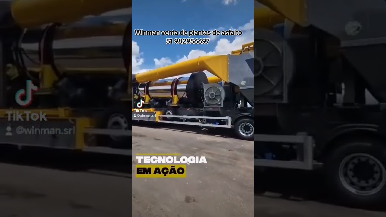 planta de asfalto en caliente #maquinaspesadas #construccionperu #maquinariapesada #mineria