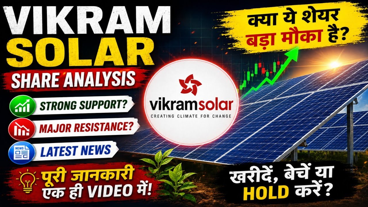 Vikram solar share / vikram solar share latest news / share analysis / share news / share target /
