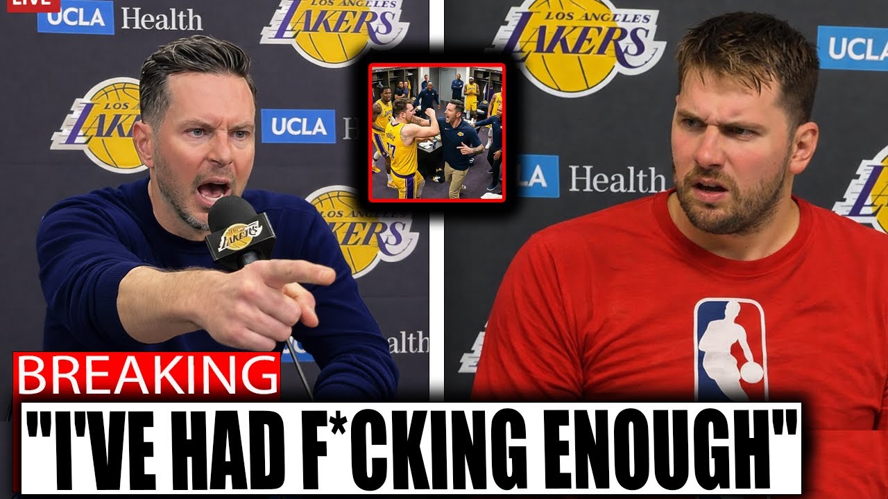 Luka vs. Redick: The SHOCKING Locker Room Fight That Just Ruined The Lakers 😤