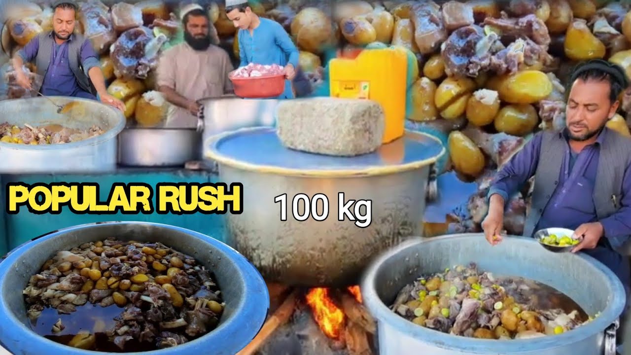 Afsar Khan Shinwari Rush Recipe in Markoo Bazar|100kg Roosh Recipe| 2023HD