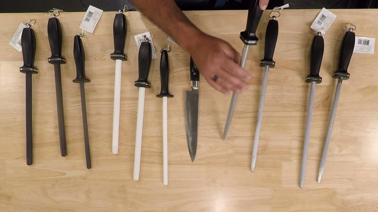 What is the difference between diamond, chrome and ceramic sharpening stick, or sharpening rod