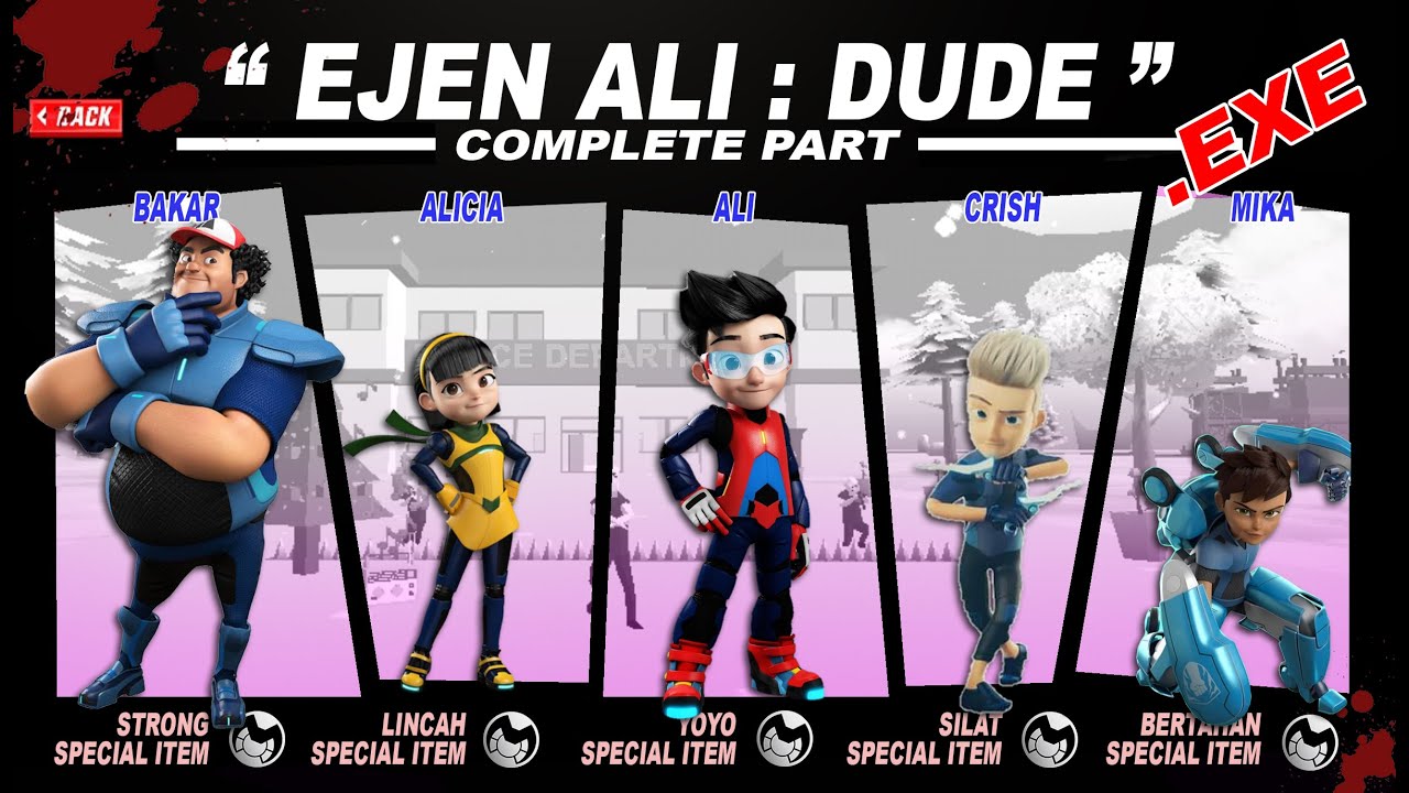 FANMADE | EJEN ALI ALICIA CHRIS MIKA BAKAR BERAKSI DI DUNIA DUDE