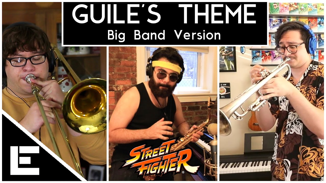 STREET FIGHTER 2 - Guile's Theme Jazz Cover || Eric L. Big Band