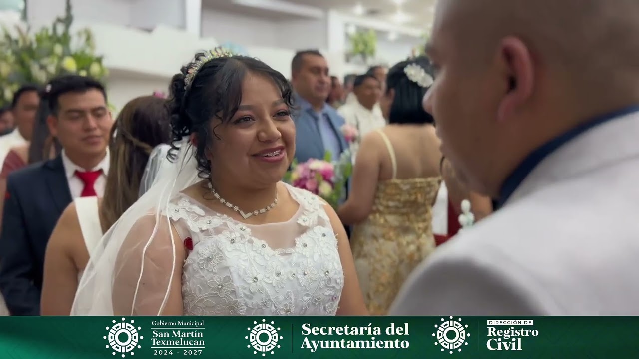 💍✨ 44 parejas dijeron “Sí” en Texmelucan 💑Celebramos los Matrimonios Comunitarios.