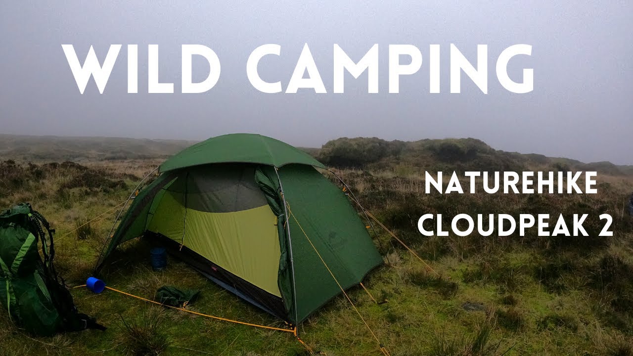 Naturehike Cloud Peak 2 Rain Test - Wild Camping In The Peak District
