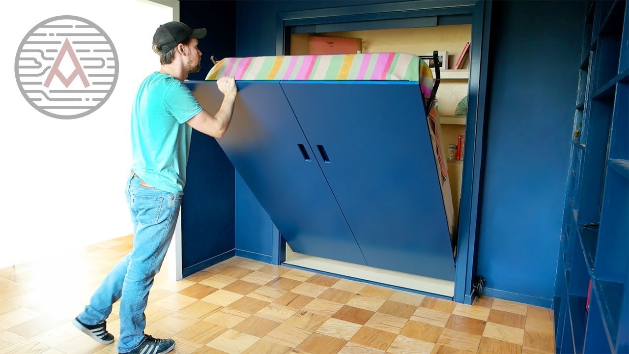 Converting a Closet into a Murphy Bed -- DIY Woodworking