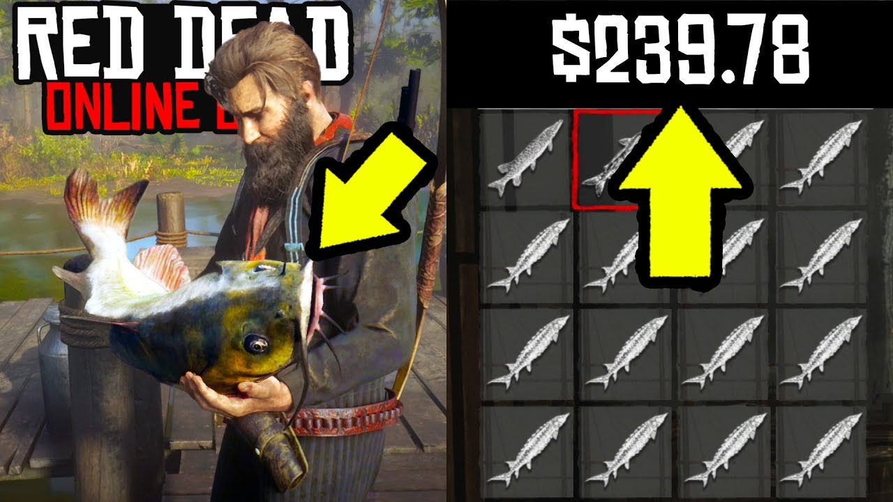 NEW MONEY MAKING METHOD in Red Dead Online! Easy Fast Money in RDR2 Online Fishing!