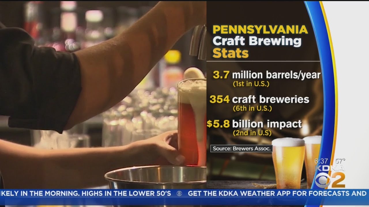 Pa. Named No. 1 Producer Of Craft Beer