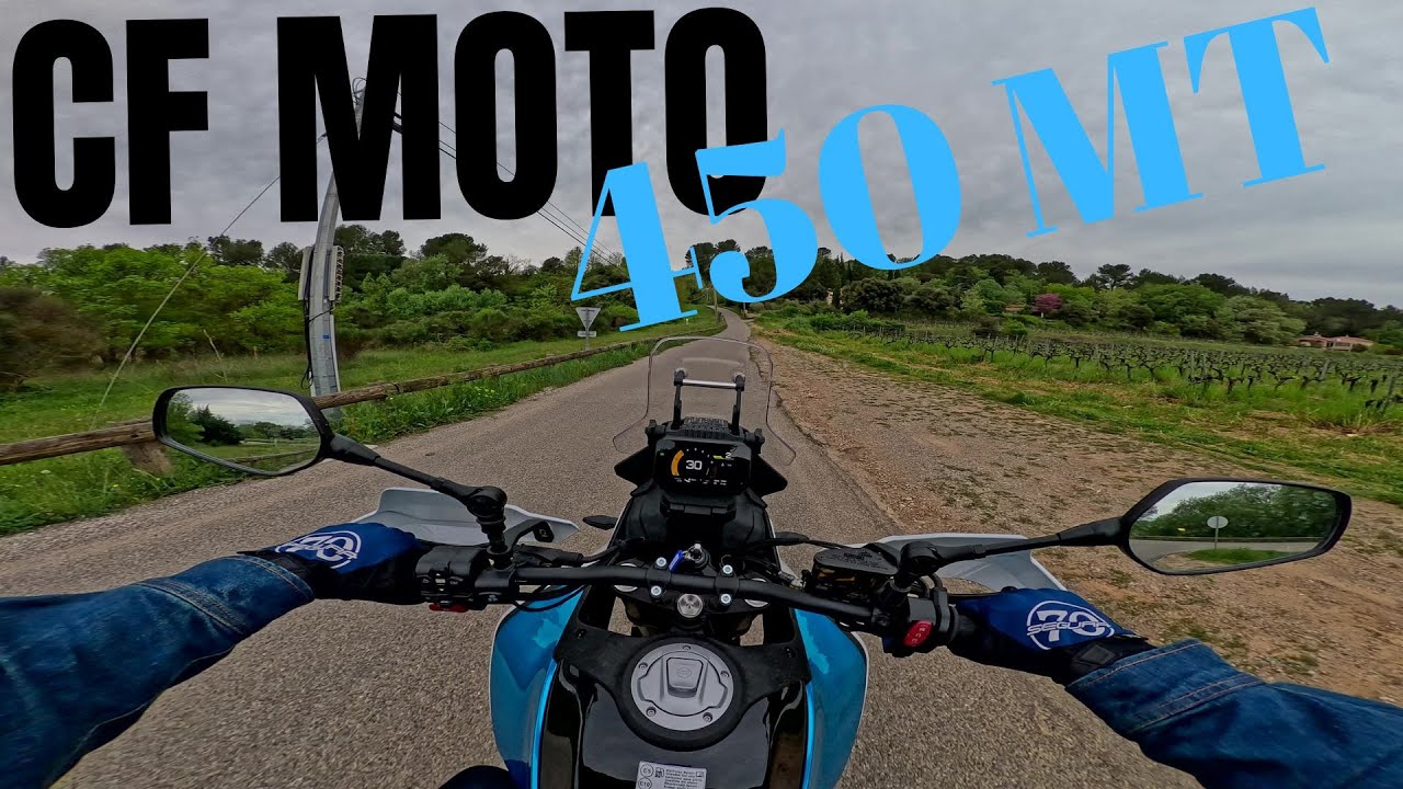 Essai en duo de la CF Moto MT450.