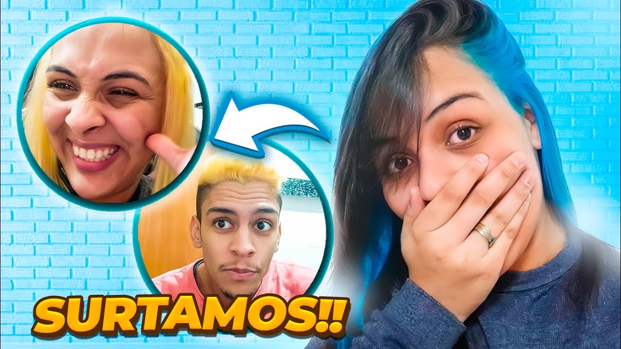 SURTO NA QUARENTENA 😂 PINTAMOS O CABELO!!!!