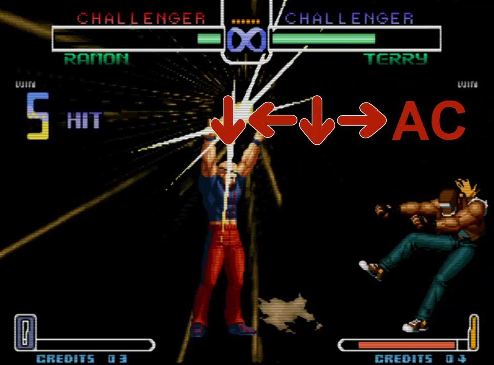 KOF 2002 Combos Básicos de Ramon Paso a Paso