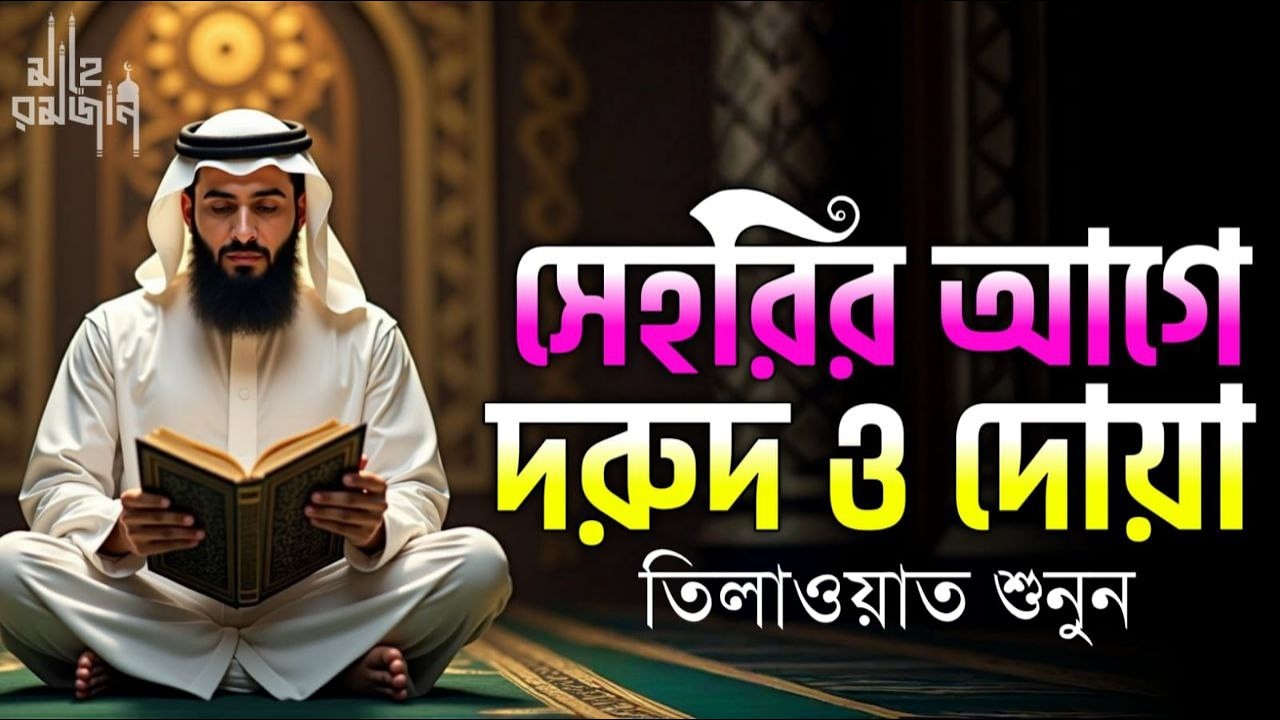 সেহরির আগে বিশেষ দোয়া | Special Dua ForRamadan By Alaa Aqel | সেহরির দোয়া ওদুরুদ