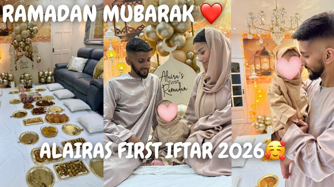 ALAIRAS FIRST RAMADAN 💛 ALAHMADULILAH🥰 | WE GO FOOD SHOPPING FOR ALAIRA 👀