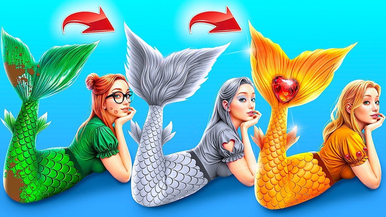 Comment Devenir une vraie Sirène? Relooking Fou!